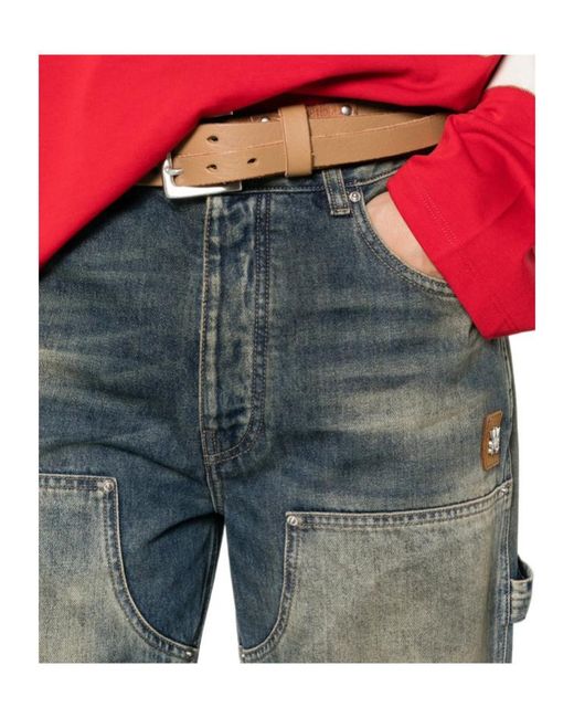 Amiri Blue Lightweight Carpenter Jeans for men
