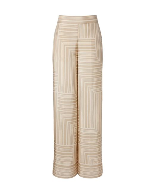 Joseph Natural Printed Pattern Casual Pants
