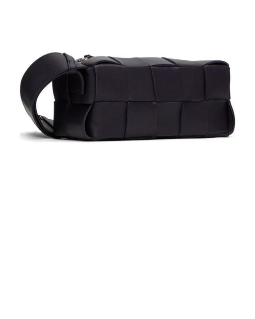 Bottega Veneta Black Small Cassette Shoulder Bag for men