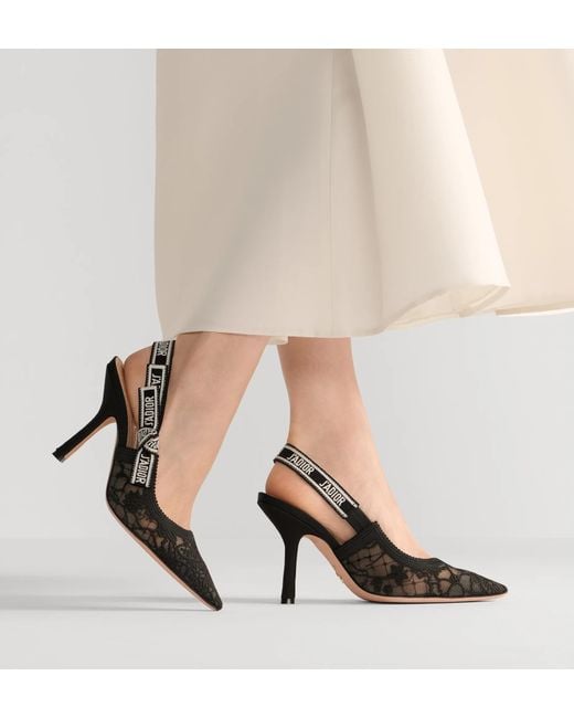Dior Black J'A Slingback Pump