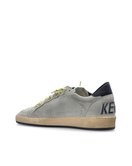 Golden Goose Deluxe Brand Gray Ball Star Low-Top Sneakers for men