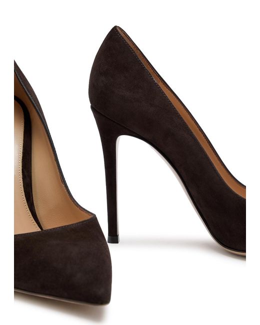 Gianvito Rossi Brown Suede High Heels