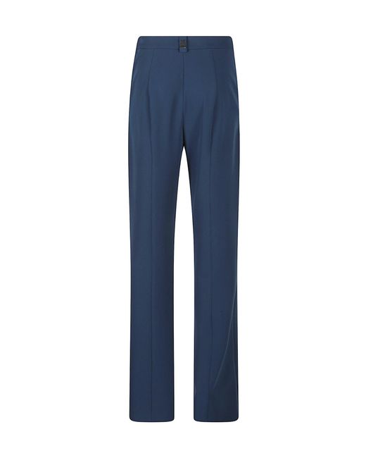 Patrizia Pepe Blue Slim Trousers