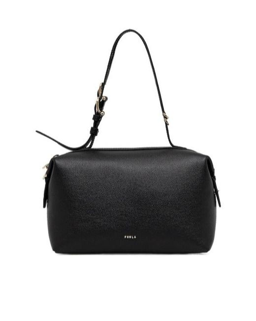 Furla Black Leather Handbag