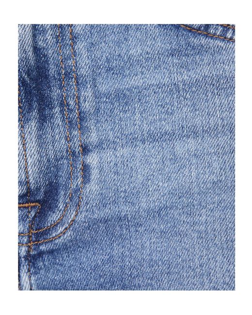 7 For All Mankind Blue Modern Dojo Straight-Leg Jeans