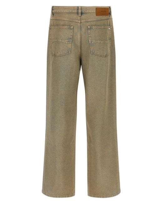 Amiri Gray Belt Loop Denim Trousers for men