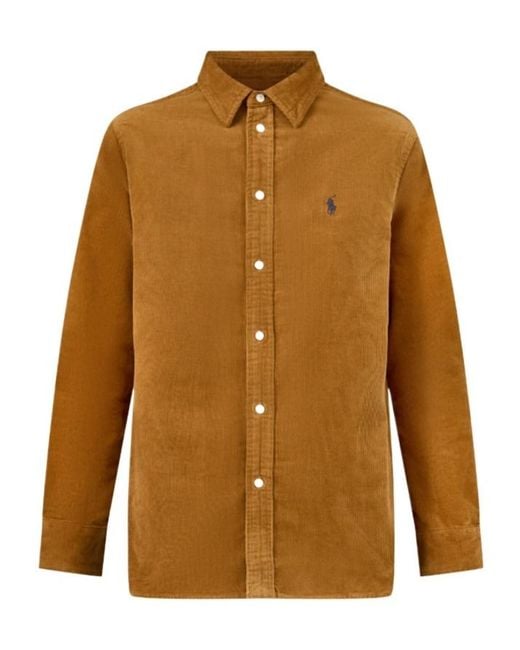 Polo Ralph Lauren Brown Long Sleeve Shirt