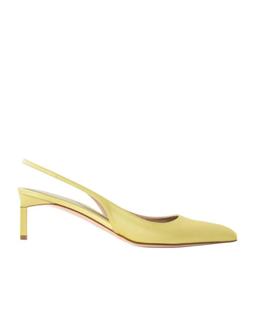 Tom Ford Metallic Satin Slingback Pumps
