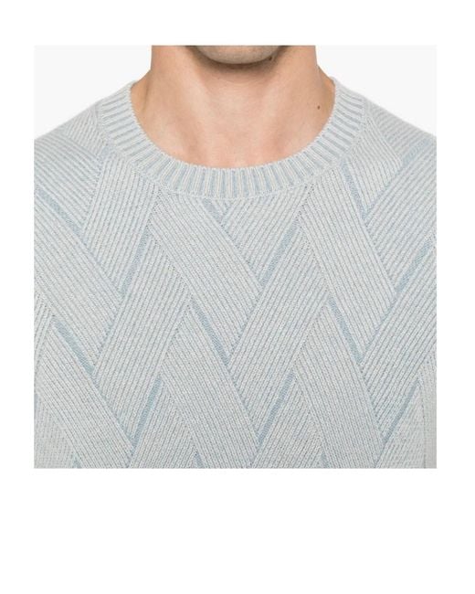 Gran Sasso White Long-Sleeved Knitwear for men
