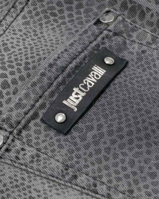 Just Cavalli Gray Straight Jeans for men