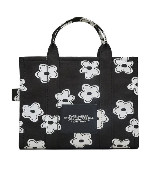 Marc Jacobs Black The Daisy Medium Tote Bag
