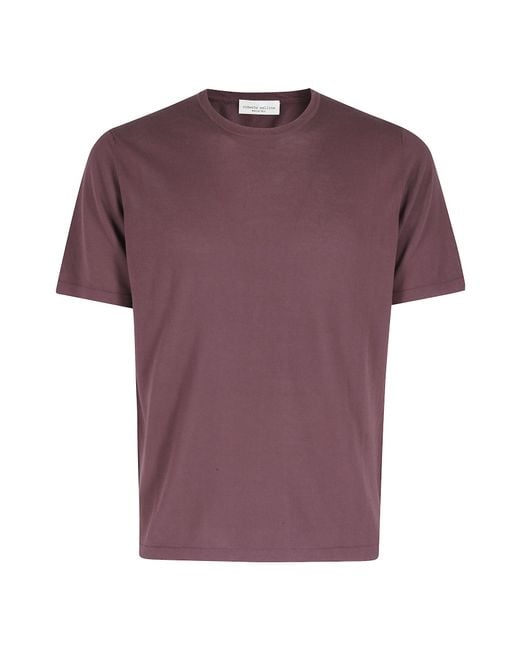 Roberto Collina Black Short-Sleeved T-Shirt for men