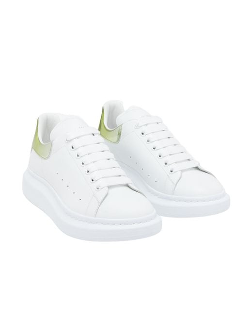 McQueen White Oversized Platform Sneakers