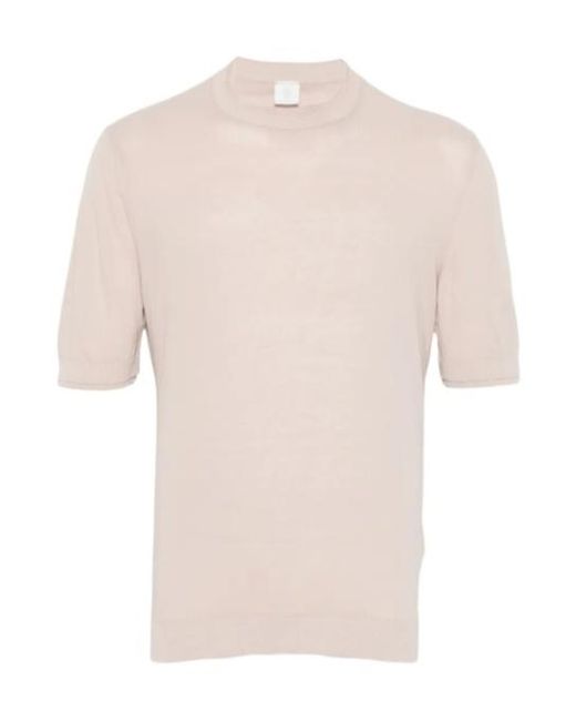 Eleventy White Round-Neck T-Shirt for men