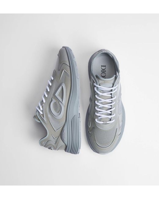 Dior Gray B30Countdown Tech Sneaker for men