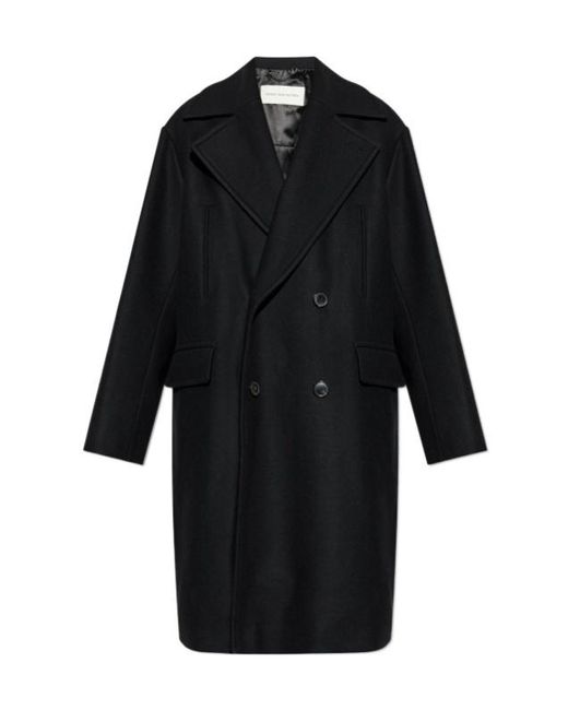 Dries Van Noten Black Long Sleeve Coat for men