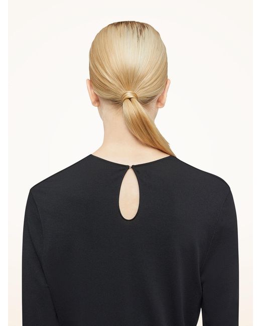 Wolford Black V-Neck Crêpe Jumpsuit