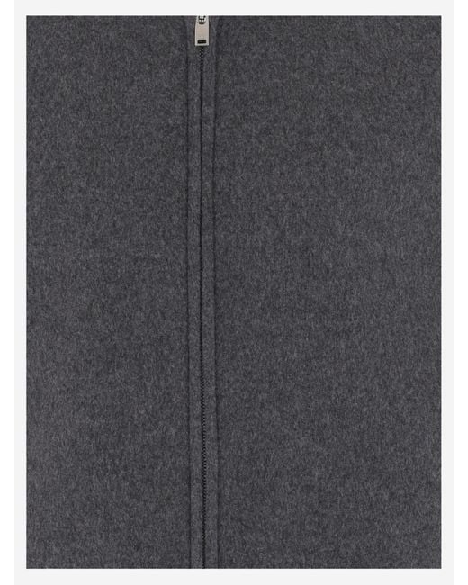 Bottega Veneta Blue Double Face Gilet