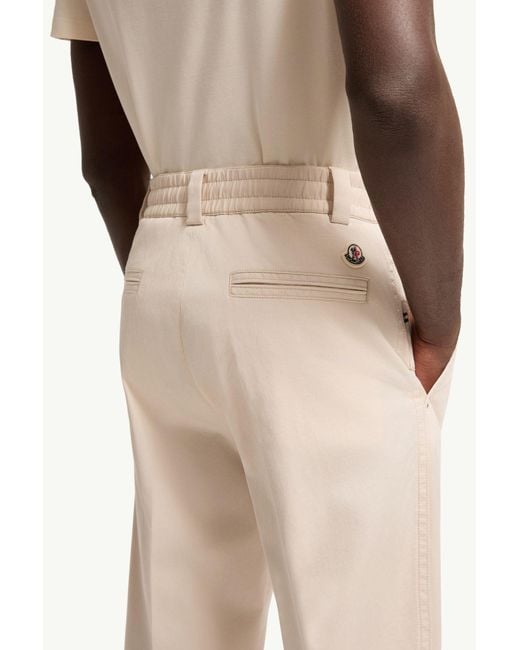 Moncler Natural Tailored Straight-Leg Trousers for men