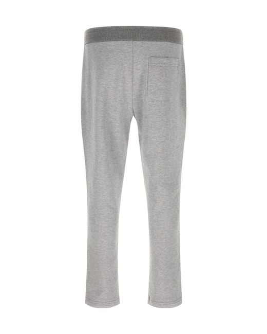 Brioni Gray Essential Stretch Joggers for men