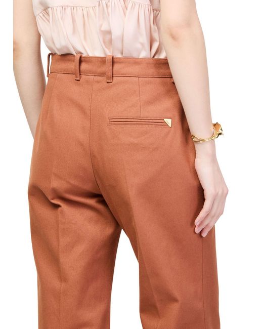 Chloé Brown Flared Pants