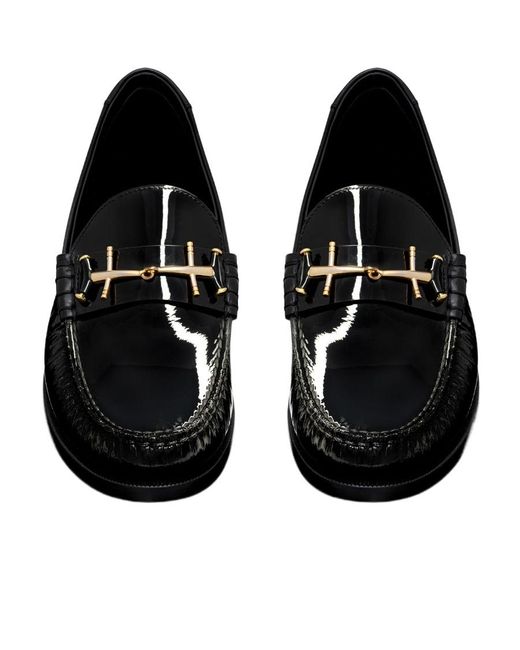 Saint Laurent Black Le Loafer Penny Slippers