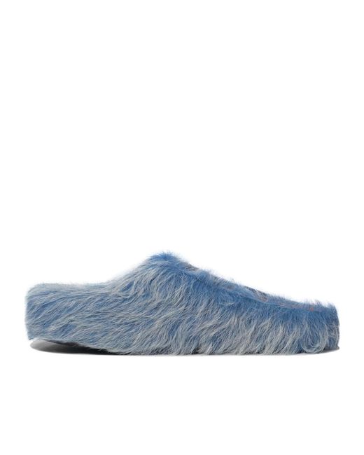 Marni Blue Fussbett Slip-On Sabots for men