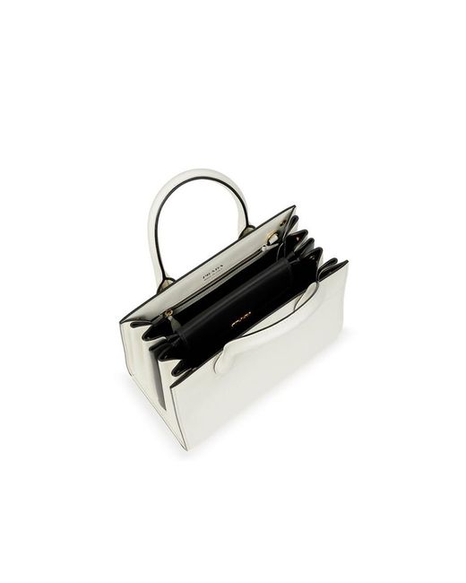 Prada White Logo Handbag