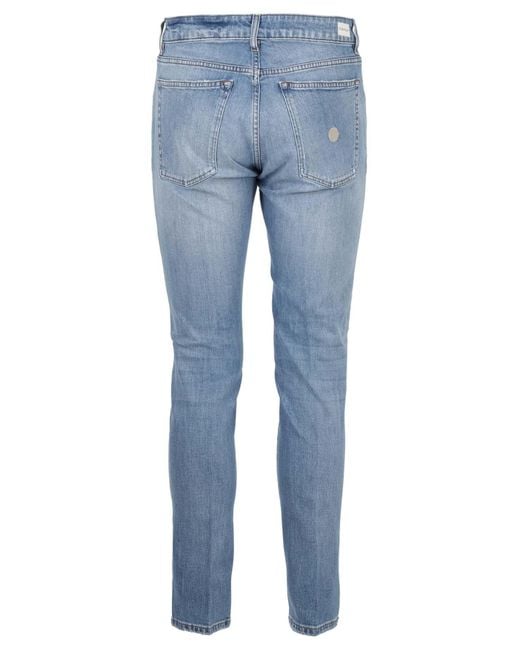 Don The Fuller Blue Milano Slim-Fit Distressed Jeans for men