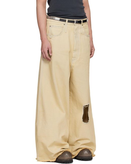 Lu'u Dan Natural Dumpster Jeans for men