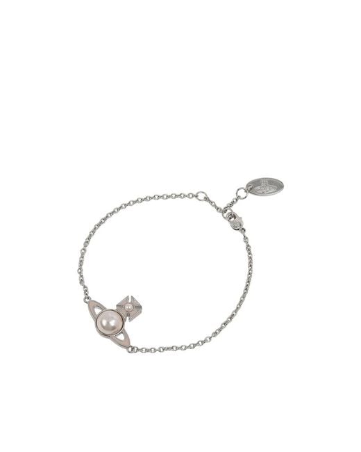 Vivienne Westwood White Tiliya Bracelet