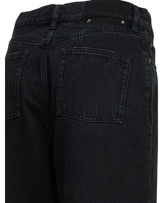 Golden Goose Deluxe Brand Black Boyfriend Wide-Leg Jeans