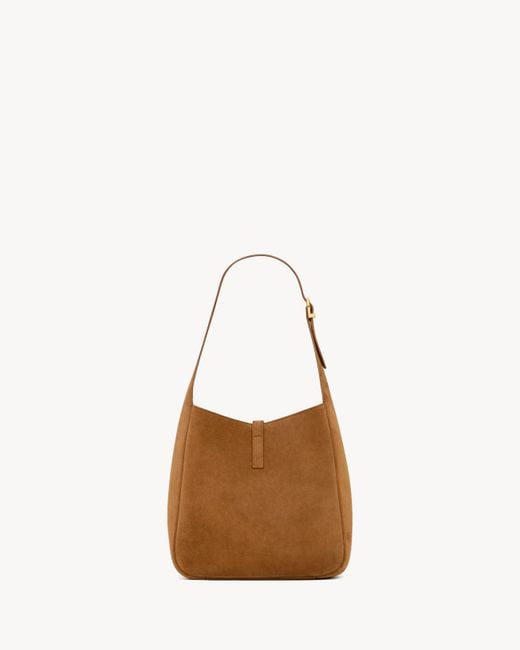 Saint Laurent Brown Le 5 A 7 Small Shoulder Bag