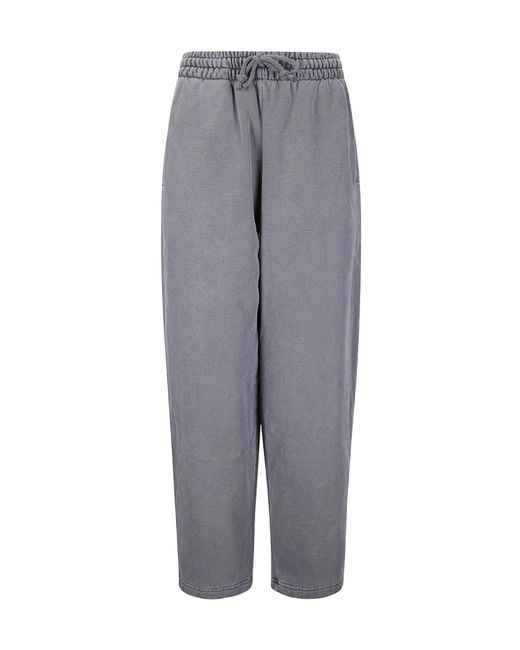 Samsøe & Samsøe Gray Drawstring Casual Pants