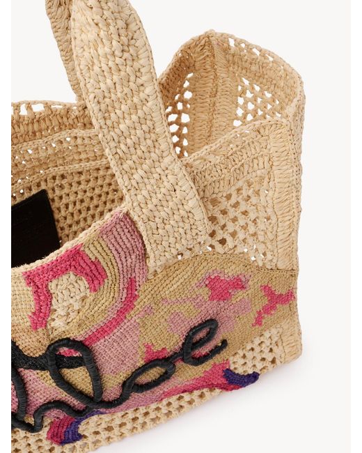 Chloé Pink Summer Banana East-West Tote Bag