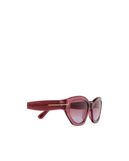 Tom Ford Pink Eyewear Geometric Frame Sunglasses for men