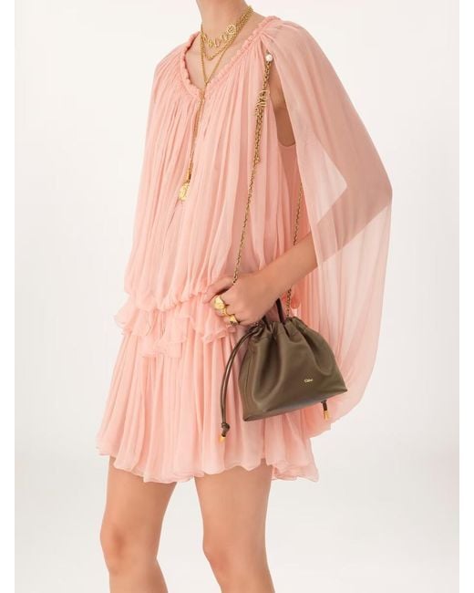 Chloé Metallic Chloé Icons Mini Shoulder Bag