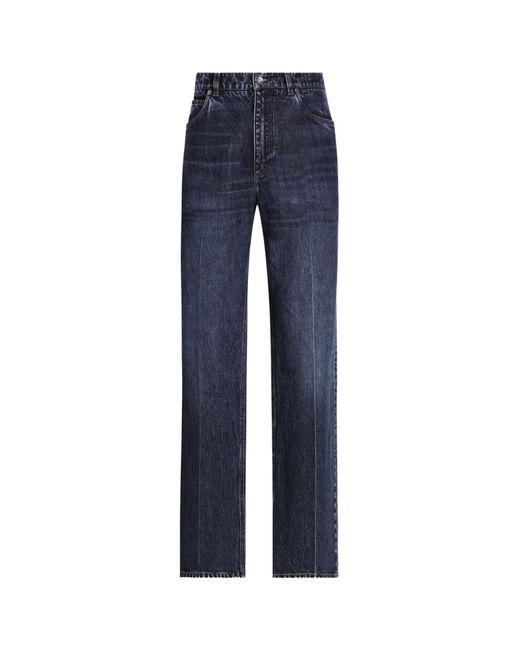 Dolce & Gabbana Blue Straight Leg Jeans for men