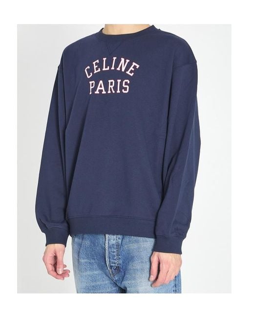 Céline Blue Sweatshirt for men