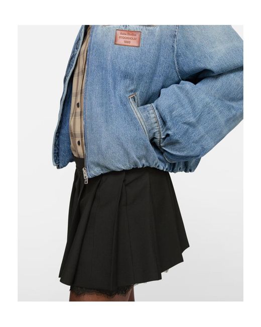 Acne Black Mini Pleated Skirt