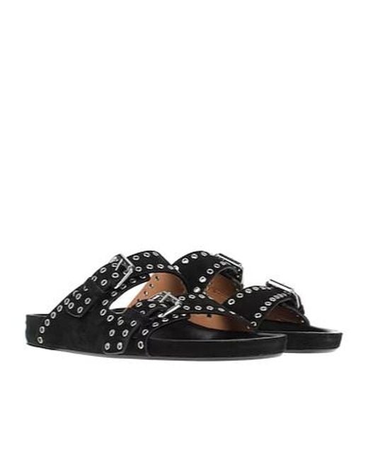 Isabel Marant Black Solidcolor Roundtoe Shoes