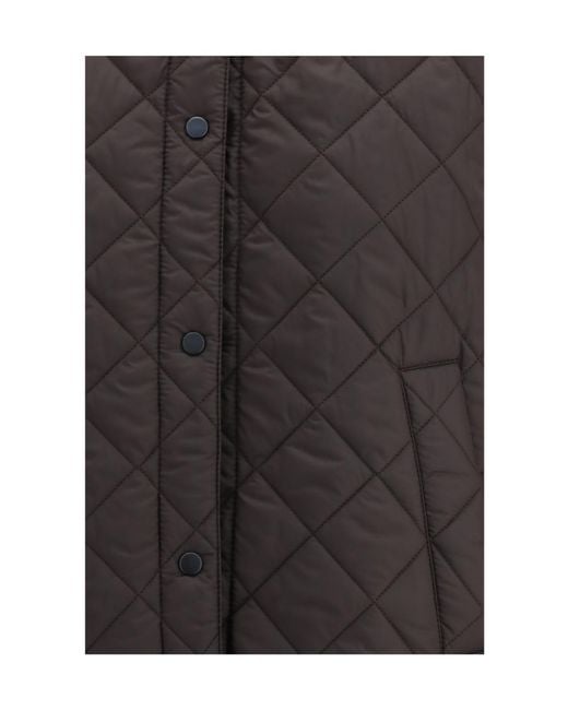 Brunello Cucinelli Black Brown Nylon Sleveless Jacket