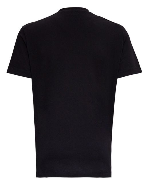 DSquared² Black Logo Print Short-Sleeve T-Shirt for men