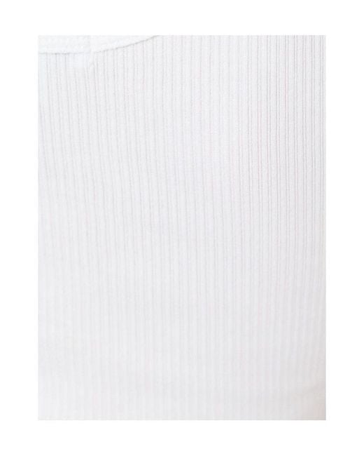 James Perse White Sleeveless Tops