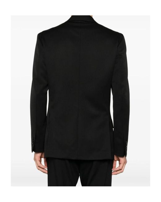 Lardini Black Long-Sleeved Suit Jacket for men