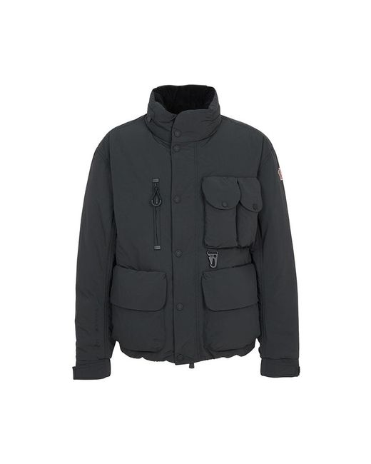 Moncler Black Long-Sleeved Down Jacket for men