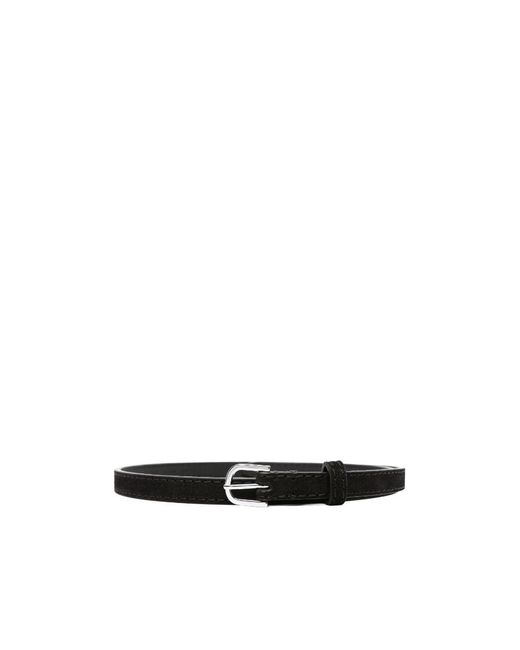 Totême White Totême Thin Buckle Belt