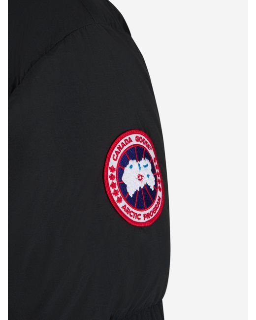 Canada Goose Black Lawrence Zip-Up Padded Parka for men