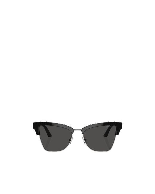 Jimmy Choo Black Eyewear Maxime Butterfly Frame Sunglasses