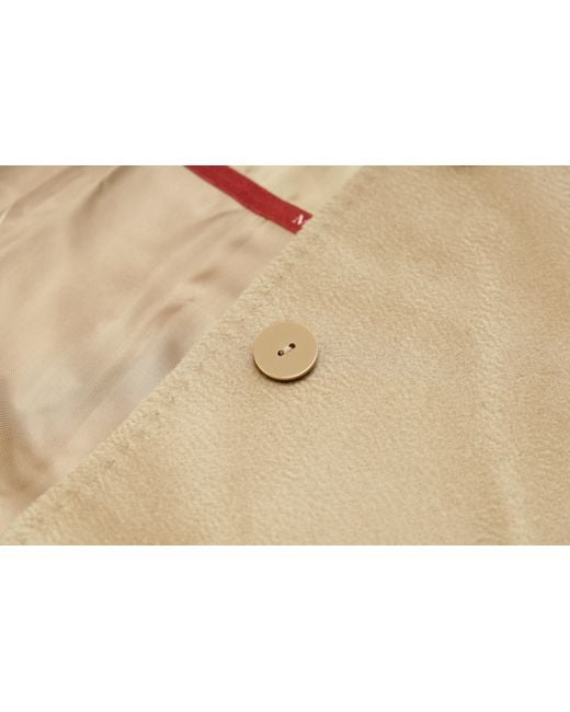 Max Mara Natural Melina Logo Coat